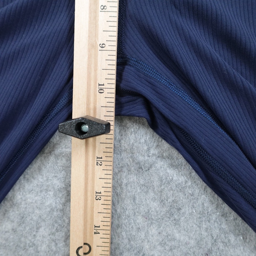 Lululemon Leggings Women 2 Navy Ribbed Align High Rise Mini Flare Pants Yoga Gym - Picture 5 of 12